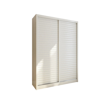 Armario de madera de armón de armario de estilo contemporáneo con puerta corredera para dormitorio