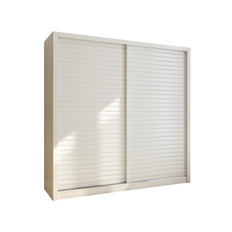 Armario de madera de armón de armario de estilo contemporáneo con puerta corredera para dormitorio