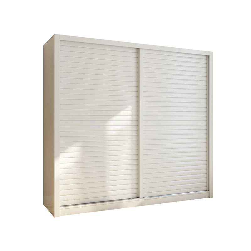 Armario de madera de armón de armario de estilo contemporáneo con puerta corredera para dormitorio