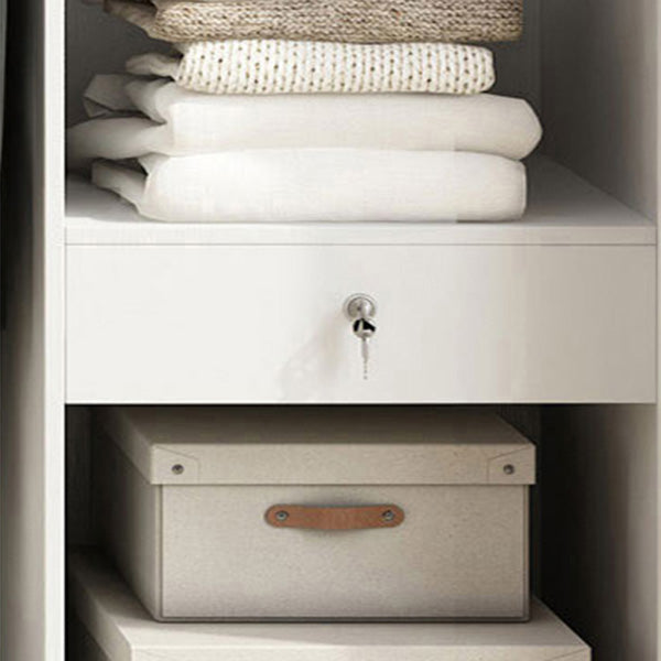 Armario de madera de armón de armario de estilo contemporáneo con puerta corredera para dormitorio