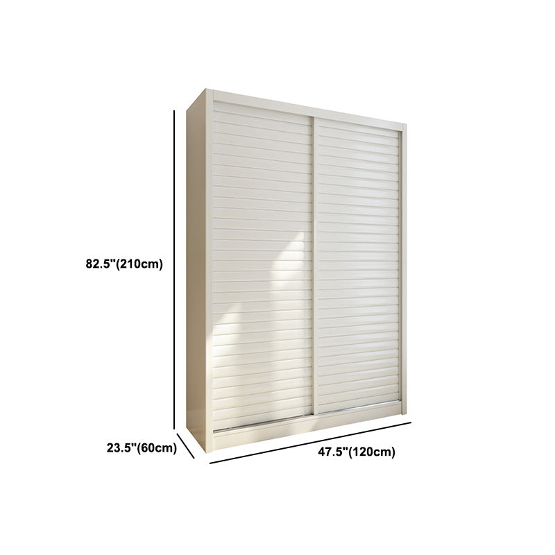 Armario de madera de armón de armario de estilo contemporáneo con puerta corredera para dormitorio