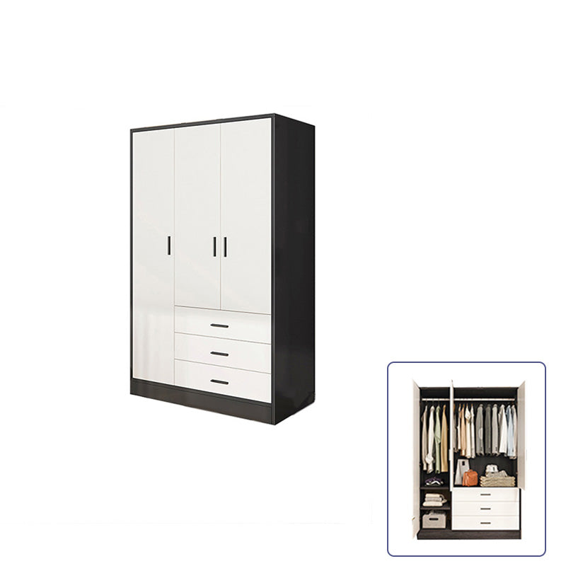 Rectangular Wardrobe Cabinet Modern Simple Wooden Wardrobe Closet https: res.litfad.com site img item 2023 02 16 7415538 1200x1200.jpg 3 Clearhalo 'Armoires & Wardrobes' 'armoires_wardrobes' 'Bedroom Furniture' 'furn' 'furn_armoires_wardrobes' 'Furniture' 7415538