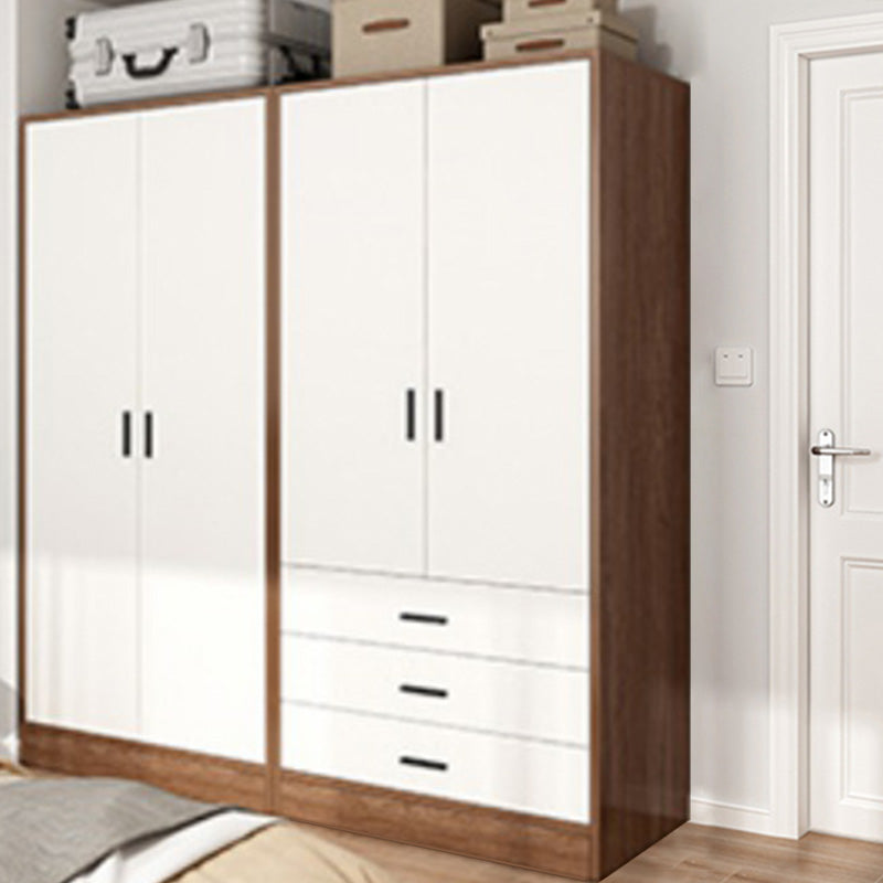 Rectangular Wardrobe Cabinet Modern Simple Wooden Wardrobe Closet Clearhalo 'Armoires & Wardrobes' 'armoires_wardrobes' 'Bedroom Furniture' 'furn' 'furn_armoires_wardrobes' 'Furniture' 7415539