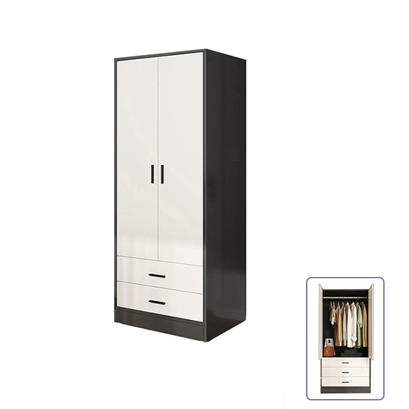 Rectangular Wardrobe Cabinet Modern Simple Wooden Wardrobe Closet https: res.litfad.com site img item 2023 02 30 7415540 1200x1200.jpg 2 Clearhalo 'Armoires & Wardrobes' 'armoires_wardrobes' 'Bedroom Furniture' 'furn' 'furn_armoires_wardrobes' 'Furniture' 7415540