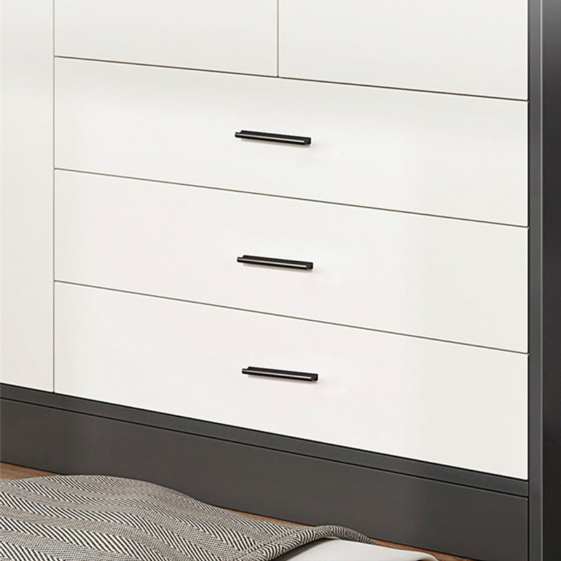 Rectangular Wardrobe Cabinet Modern Simple Wooden Wardrobe Closet Clearhalo 'Armoires & Wardrobes' 'armoires_wardrobes' 'Bedroom Furniture' 'furn' 'furn_armoires_wardrobes' 'Furniture' 7415543