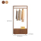 Wooden Open Wardrobe Modern Minimalist Bedroom Wardrobe Armoire with Drawers