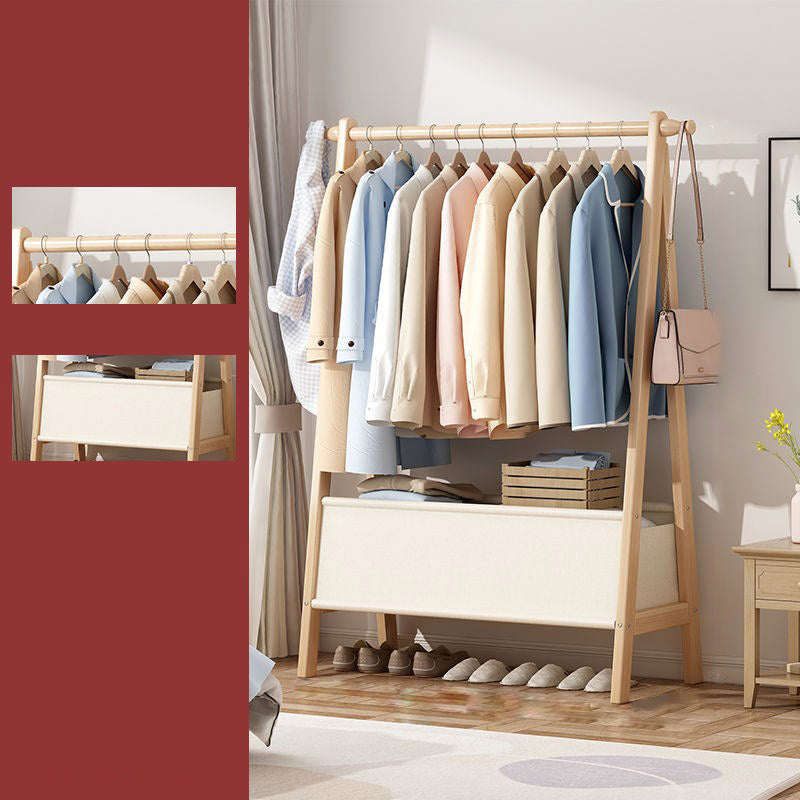 Wooden Open Wardrobe Modern Minimalist Bedroom Wardrobe Armoire