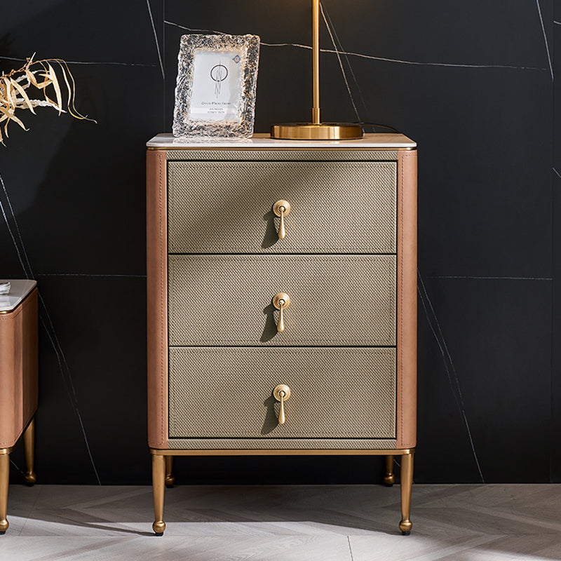 Comportadora vertical glamorosa 3/4/5 cajones tocador de almacenamiento para dormitorio