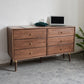 Traditional Horizontal Double Dresser Wood Storage Bachelor Chest for Bedroom Clearhalo 'Bedroom Furniture' 'Dressers & Chests' 'dressers_chests' 'furn' 'furn_dressers_chests' 'Furniture' 7416048