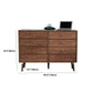 Traditional Horizontal Double Dresser Wood Storage Bachelor Chest for Bedroom Clearhalo 'Bedroom Furniture' 'Dressers & Chests' 'dressers_chests' 'furn' 'furn_dressers_chests' 'Furniture' 7416059