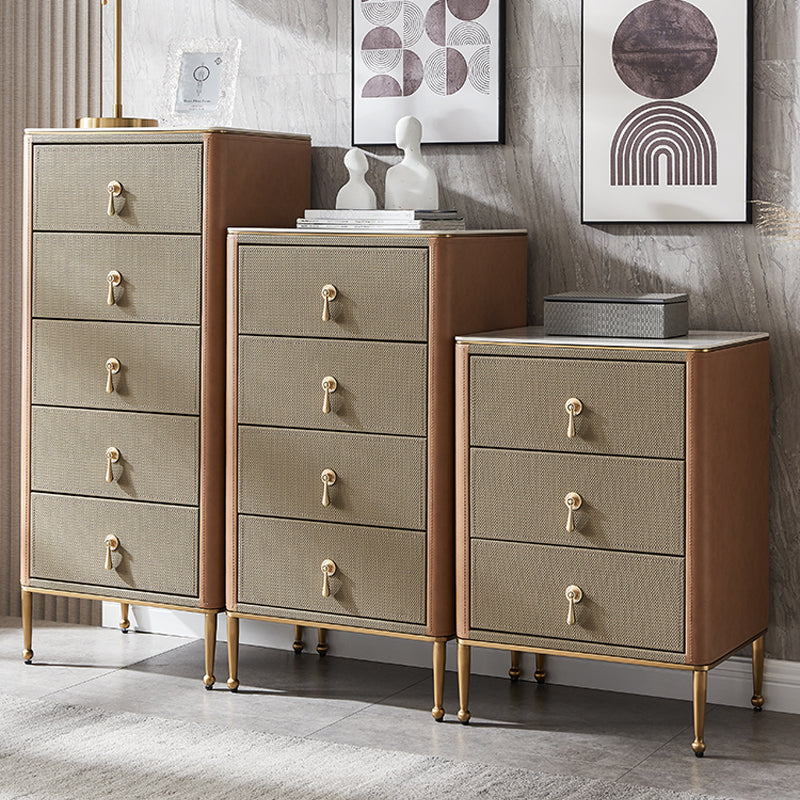 Glam Vertical Dresser 3/4/5 cassetti per il soggiorno per soggiorno