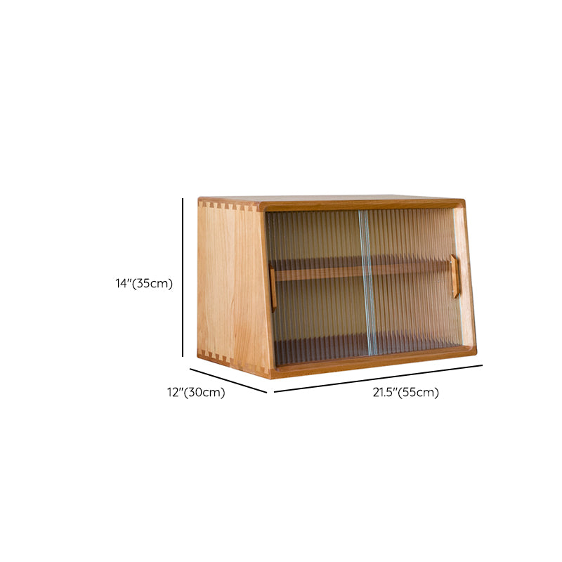 Armoire du buffet cerise contemporain avec portes pour la cuisine