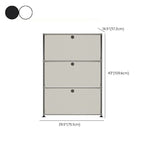 Moderno server da pranzo in metallo server con porte per soggiorno