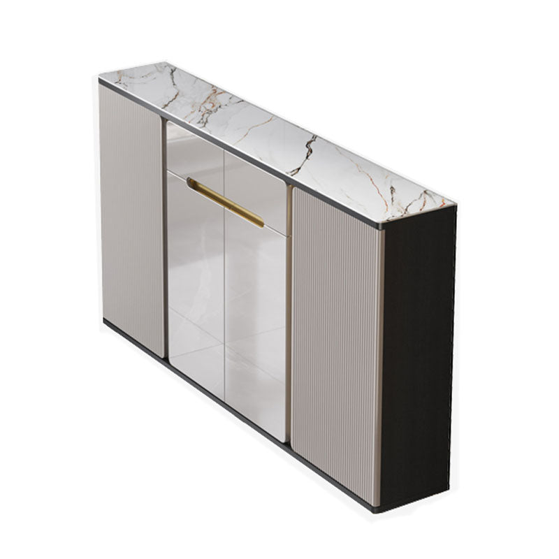 Contemporary Style Engineered Wood Buffet Stand Adjustable Shelving Credenza https: res.litfad.com site img item 2023 02 03 7416339 1200x1200.jpg Clearhalo 'buffet_sideboard' 'Buffets & Sideboards' 'furn' 'furn_buffet_sideboard' 'Furniture' 'Kitchen & Dining Furniture' 7416339