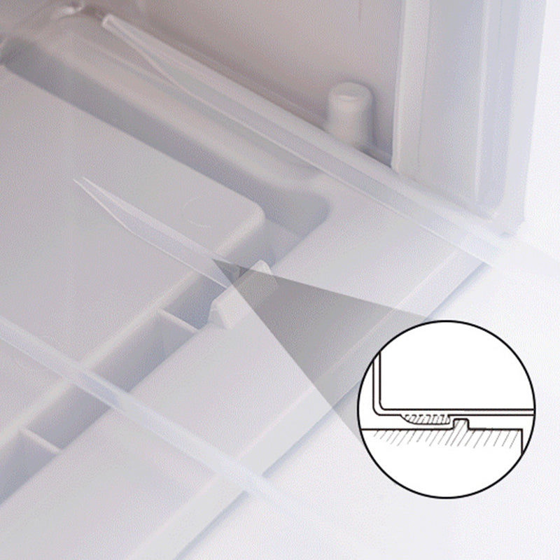 Archivo de cajón de plástico de archivo transparente moderno para la oficina para la oficina