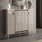 Buffet in stile glam sideboard cucina grigio a buffet con cassetto e conservazione