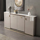 Buffet in stile glam sideboard cucina grigio a buffet con cassetto e conservazione