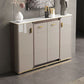 Buffet in stile glam sideboard cucina grigio a buffet con cassetto e conservazione