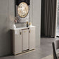 Buffet in stile glam sideboard cucina grigio a buffet con cassetto e conservazione