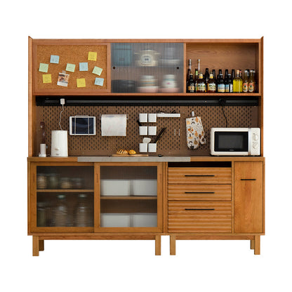 TABELLA SIGHTANDA IN LEGNO MODERNA 3 cassetti Sideboard con armadi per sala da pranzo