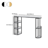 Modern Bar Table Set 1/2/3 Pcs Stone Specialty Pub Set for Living Room