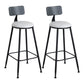 Modern Stone Bar Table Set 1/2/3 Pcs Specialty Pub Set for Indoor Chair(s) None Black White Clearhalo 'Bar Furniture' 'furn' 'furn_home_bar_bar_sets' 'Furniture' 'Home Bars & Bar Sets' 'home_bar_bar_sets' 'Kitchen & Dining Furniture' 7417914