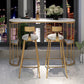 Modern Stone Bar Table Set 1/2/3 Pcs Specialty Pub Set for Indoor Clearhalo 'Bar Furniture' 'furn' 'furn_home_bar_bar_sets' 'Furniture' 'Home Bars & Bar Sets' 'home_bar_bar_sets' 'Kitchen & Dining Furniture' 7417924