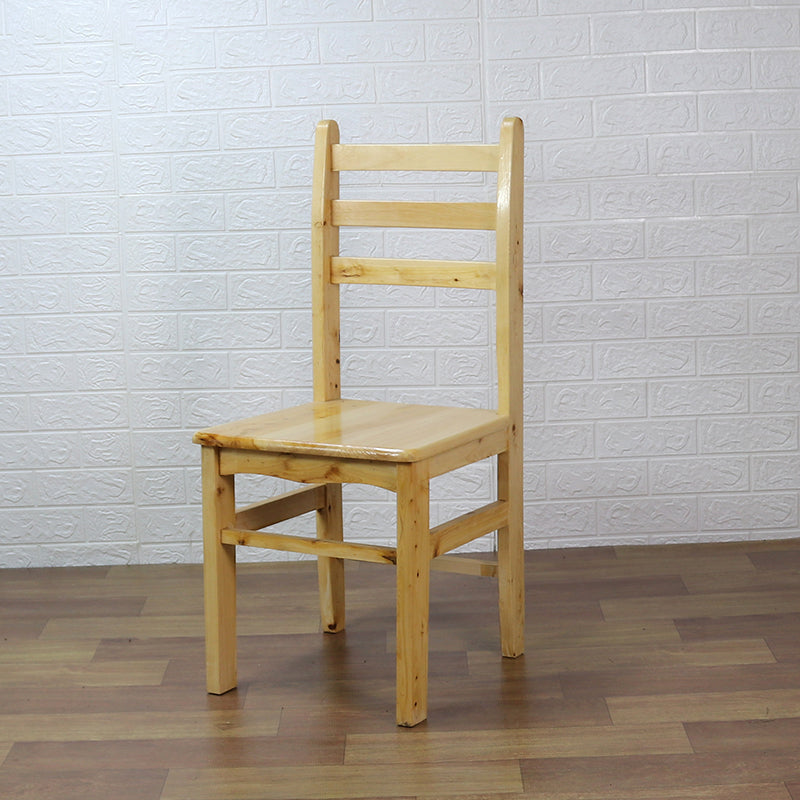 Ladder achterkant stoel vast houten eetkamerstoel voor eetkamer