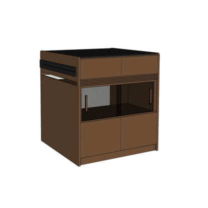 Esszimmer Kücheninsel Tisch Moderner Holzbereitetisch mit Schublade