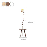 Modern Cheat Rack Free Stand Solid Wood Clother Hanger met jashaken