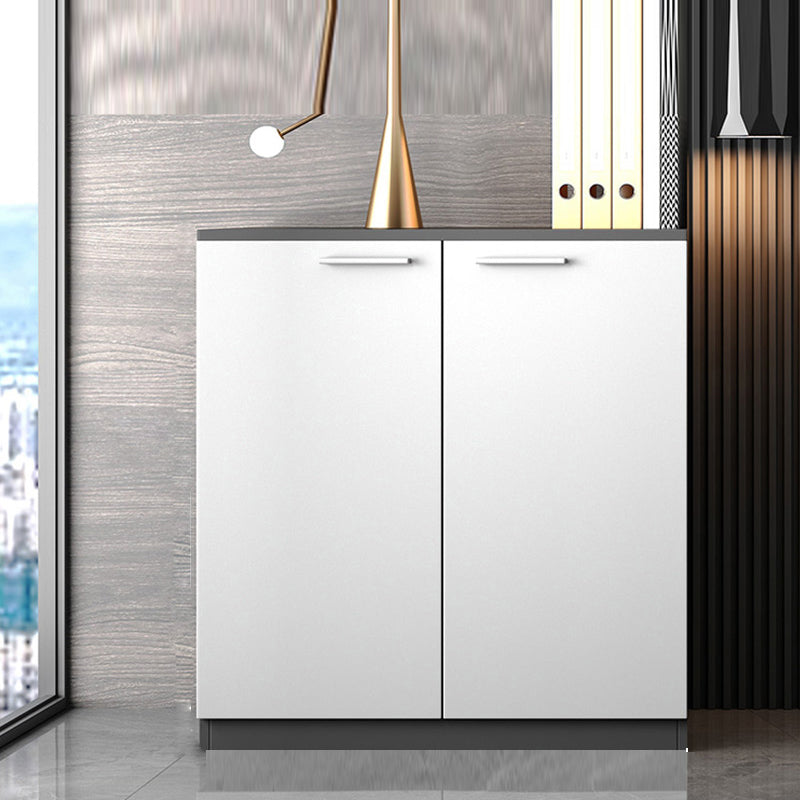 Medieval Modern Storage Filing Cabinet Wooden Frame Lateral File Cabinet 31"L x 16"W x 31"H White Clearhalo 'Filing Cabinets' 'filling_cabinets' 'furn' 'furn_filling_cabinets' 'Furniture' 'Office Furniture' 7418460