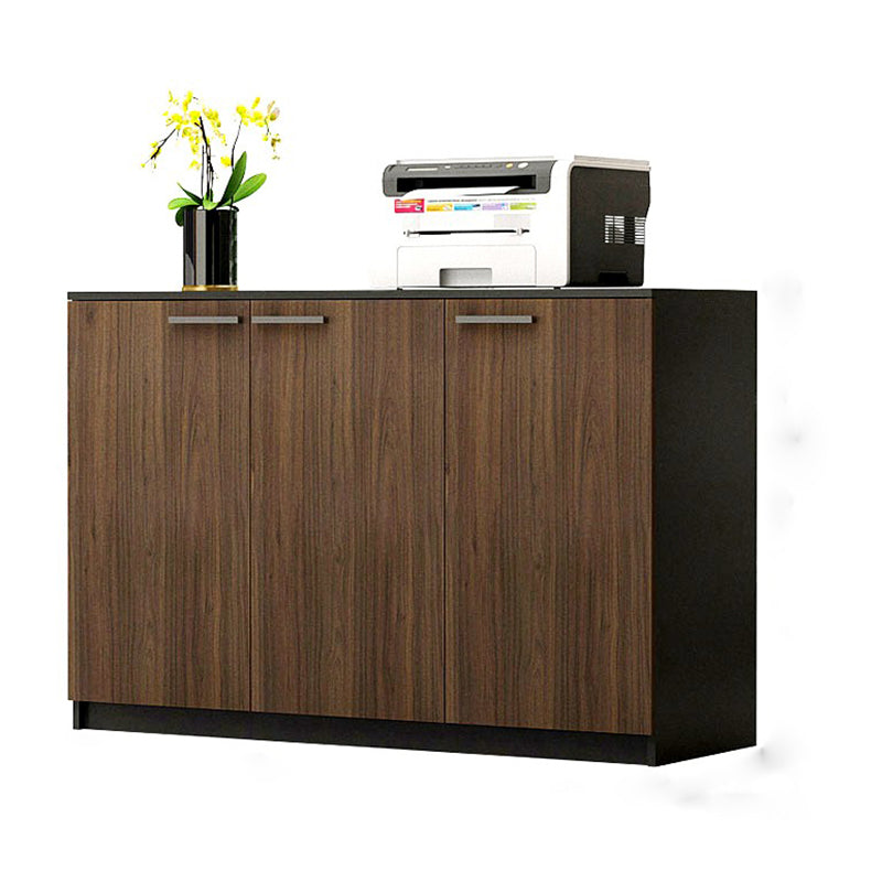 Medieval Modern Storage Filing Cabinet Wooden Frame Lateral File Cabinet 47"L x 16"W x 31"H Brown Clearhalo 'Filing Cabinets' 'filling_cabinets' 'furn' 'furn_filling_cabinets' 'Furniture' 'Office Furniture' 7418464