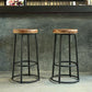 Backless Dining Stool Round Armless Bar Stool with Metal Base Clearhalo 'Bar Furniture' 'Bar Stools' 'bar_stools' 'furn' 'furn_bar_stools' 'Furniture' 'Kitchen & Dining Furniture' 7419253