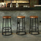 Backless Dining Stool Round Armless Bar Stool with Metal Base Clearhalo 'Bar Furniture' 'Bar Stools' 'bar_stools' 'furn' 'furn_bar_stools' 'Furniture' 'Kitchen & Dining Furniture' 7419257