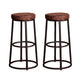 Backless Dining Stool Round Armless Bar Stool with Metal Base 2 Piece Set Upholstered Clearhalo 'Bar Furniture' 'Bar Stools' 'bar_stools' 'furn' 'furn_bar_stools' 'Furniture' 'Kitchen & Dining Furniture' 7419263