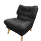 Scandinavian Recliner in legno Solido Colore interno con poggiapiedi