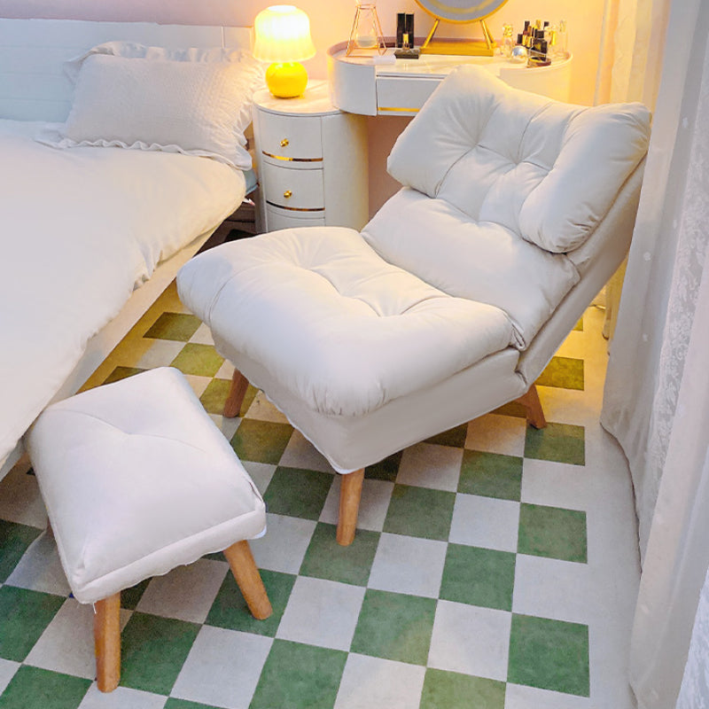 Scandinavian Recliner in legno Solido Colore interno con poggiapiedi