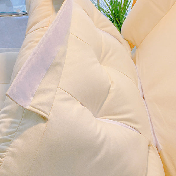 Scandinavian Recliner in legno Solido Colore interno con poggiapiedi