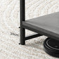 Rectangle Cocktail Table Frame Single Coffee Table with Shelf Clearhalo 'Coffee & Accent Tables' 'Coffee Tables' 'coffee_tables' 'furn' 'furn_coffee_tables' 'Furniture' 'Living Room Furniture' 7419526