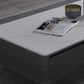 Rectangle Slate Cocktail Table 4 Legs Coffee Table with Drawer Clearhalo 'Coffee & Accent Tables' 'Coffee Tables' 'coffee_tables' 'furn' 'furn_coffee_tables' 'Furniture' 'Living Room Furniture' 7419547