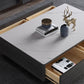 Modern Rectangle Cocktail Table Slate Coffee Table with 4 Drawers