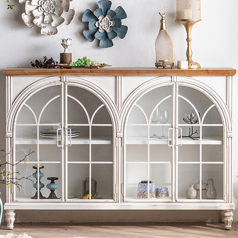 Tradizionale per le porte in vetro Explay mobile in legno in legno per sala da pranzo