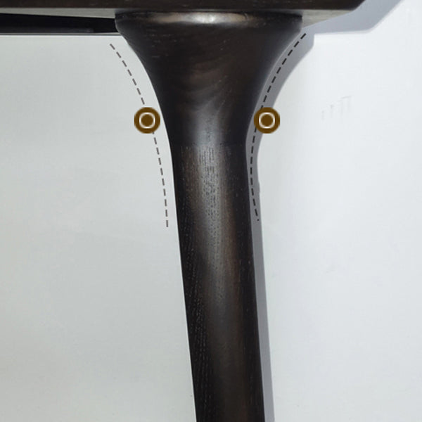 Tocador de maquillaje de madera maciza contemporánea con cajones y taburetes para dormitorio