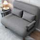 Scandinavian Pillow Included Futon Frame Square Arms Convertible Sofas Clearhalo 'furn' 'furn_futons' 'Furniture' 'Futons & Daybeds' 'Futons' 'Living Room Furniture' 7420455