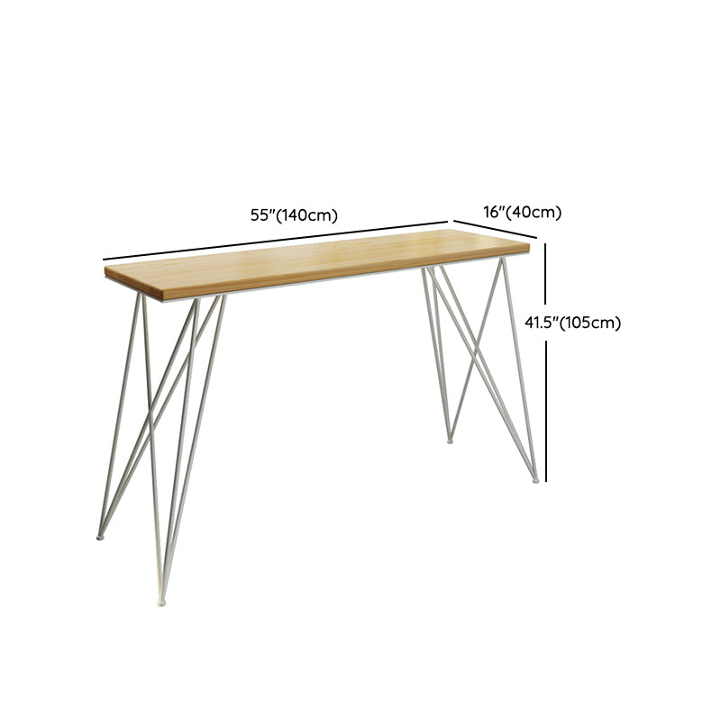 Juego de mesa de bar rectangular moderno, juego de mesa de bar de madera marrón de 1/2/9 piezas