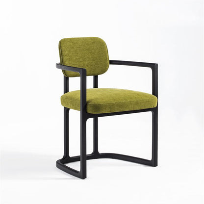 Noordse stijl armstoel massief hout open rug eetkamerstoelen voor eetkamer