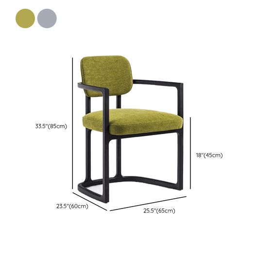 Noordse stijl armstoel massief hout open rug eetkamerstoelen voor eetkamer