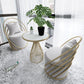 Traditional Luxury Dining Table Stone Fixed Dinette Table for Indoor