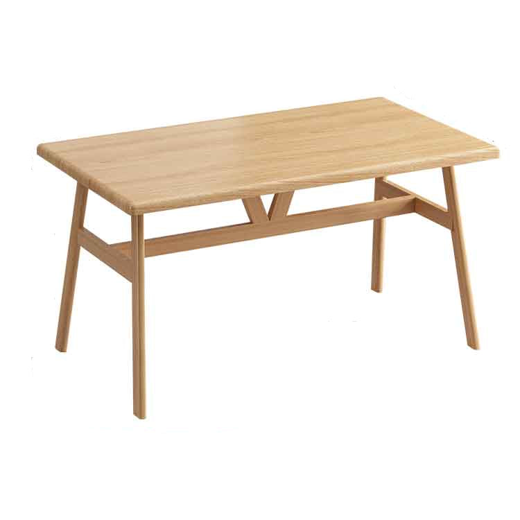 Trestle Base Dining Table Rectangle Table for Kitchen Dining Room Clearhalo 'Dining Tables & Seating' 'Dining Tables' 'dining_table' 'furn' 'furn_dining_table' 'Furniture' 'Kitchen & Dining Furniture' 7421088