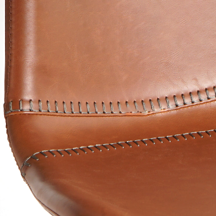 Faux lederen barkrukken zwenk verstelbare hoogte barkruk met voetsteun